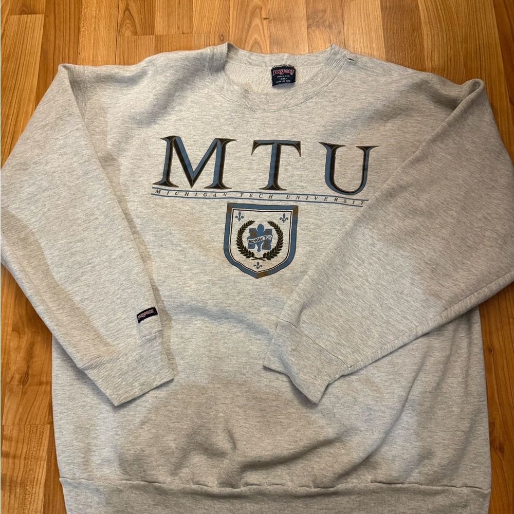Jansport Light Gray Crewneck Sweater